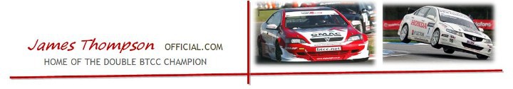 James Thompson Official — home of the double BTCC champion